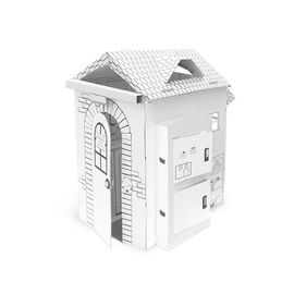 [Box_partner] My House2_ Paper house Play (Bathroom) Cardboard Playhouse _ Made in Korea